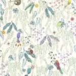 Обои — Casadeco — ONCE UPON A TIME 2 — Tropical forest — Multico fond blanc (арт. 200757447)