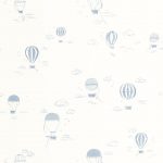 Обои — Casadeco — ONCE UPON A TIME 2 — Balloons in the clouds — Bleu doux (арт. 200856666)