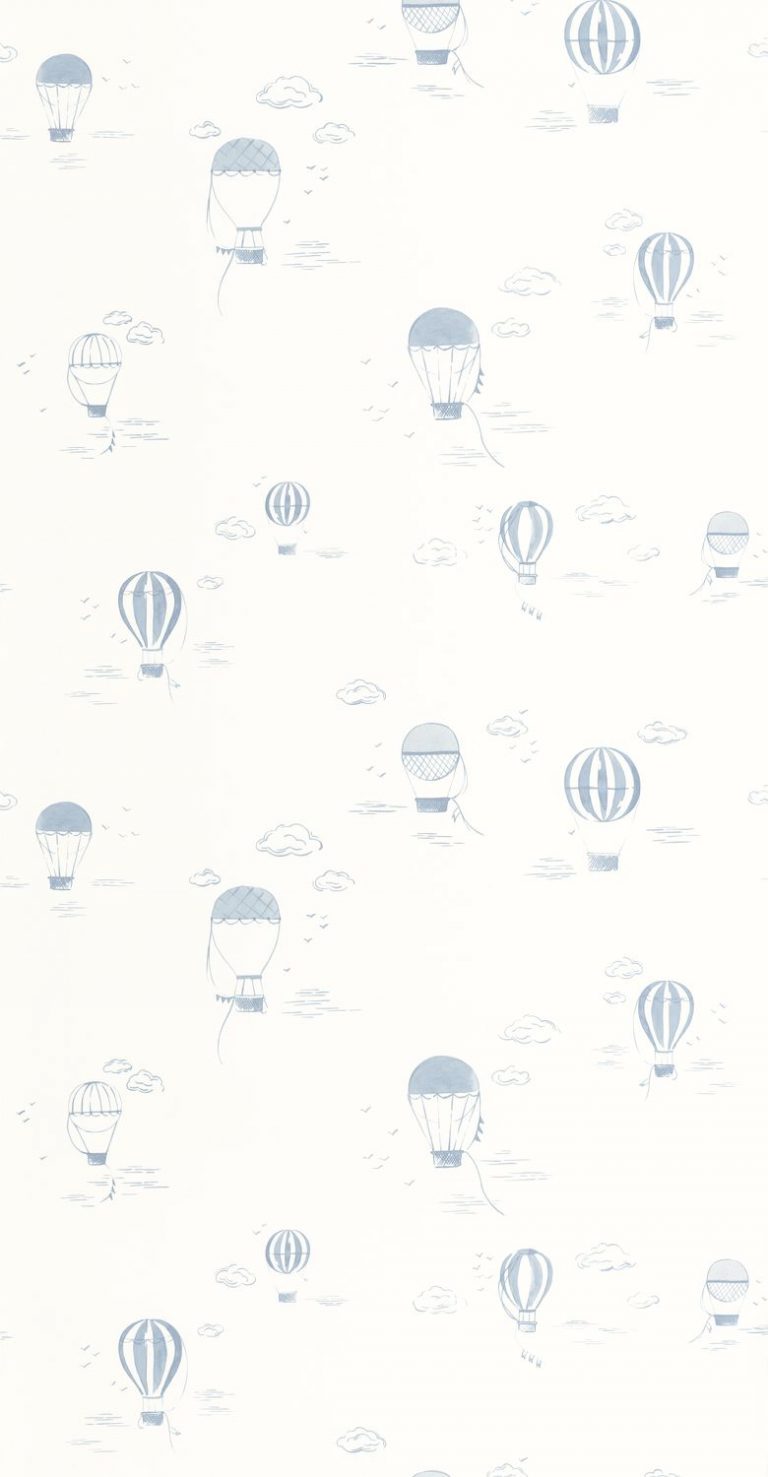 Обои — Casadeco — ONCE UPON A TIME 2 — Balloons in the clouds — Bleu doux (арт. 200856666)