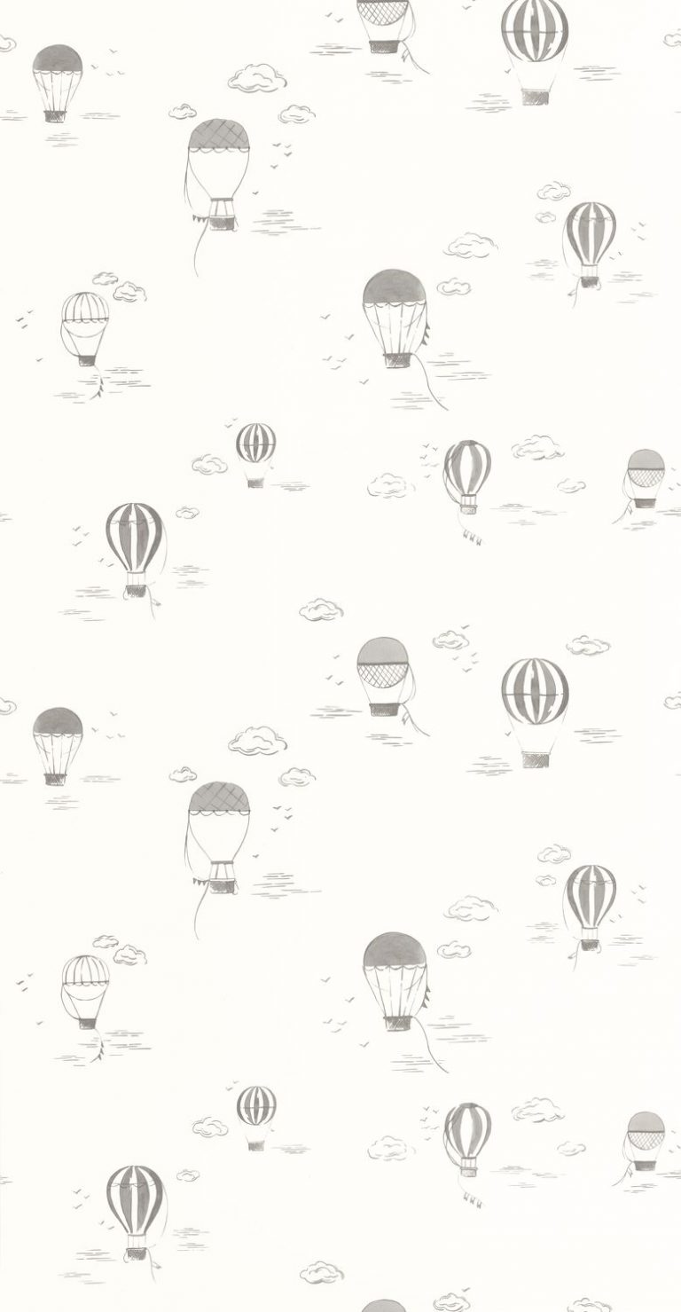 Обои — Casadeco — ONCE UPON A TIME 2 — Balloons in the clouds — Anthracite (арт. 200859808)