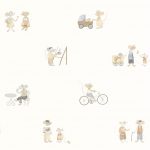 Обои — Casadeco — ONCE UPON A TIME 2 — Neighbors of the village — Naturel (арт. 200871919)