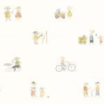 Обои — Casadeco — ONCE UPON A TIME 2 — Neighbors of the village — Multicolore (арт. 200878707)