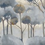 Обои — Casadeco — SENTIER DES DUNES — Foret des landes — Bleu orage (арт. 200926312)