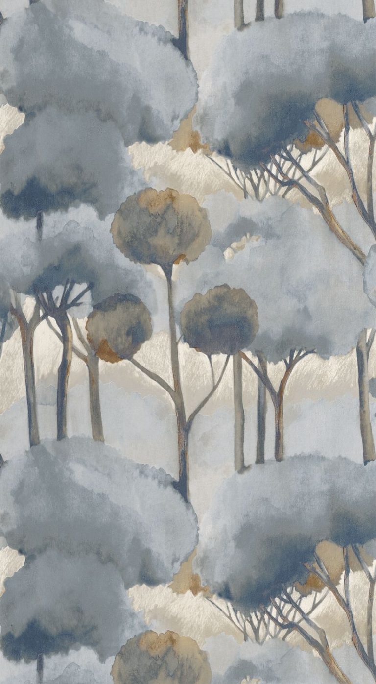 Обои — Casadeco — SENTIER DES DUNES — Foret des landes — Bleu orage (арт. 200926312)