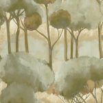 Обои — Casadeco — SENTIER DES DUNES — Foret des landes — Vert argile (арт. 200927530)