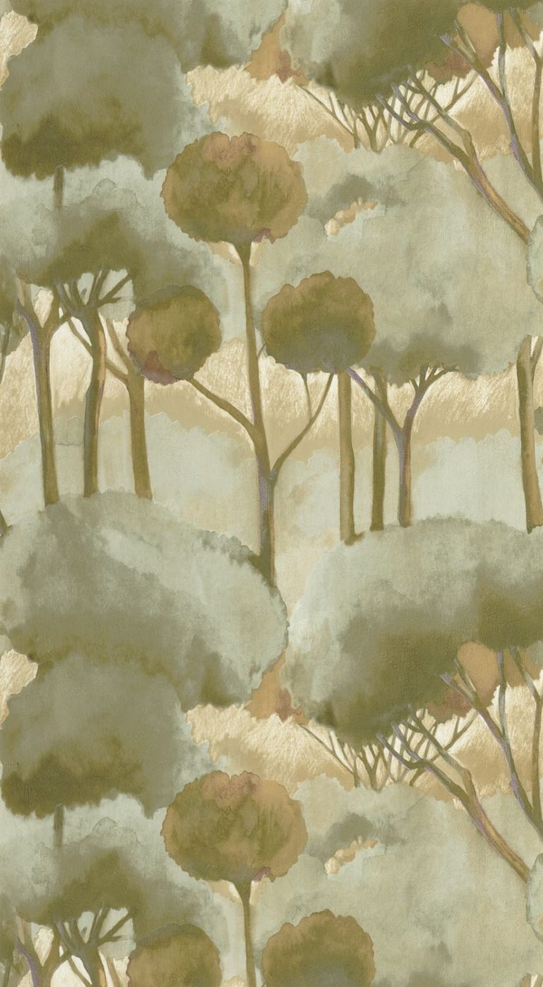 Обои — Casadeco — SENTIER DES DUNES — Foret des landes — Vert argile (арт. 200927530)