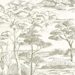 Обои — Casadeco — SENTIER DES DUNES — Littoral — Argile (арт. 200936400)