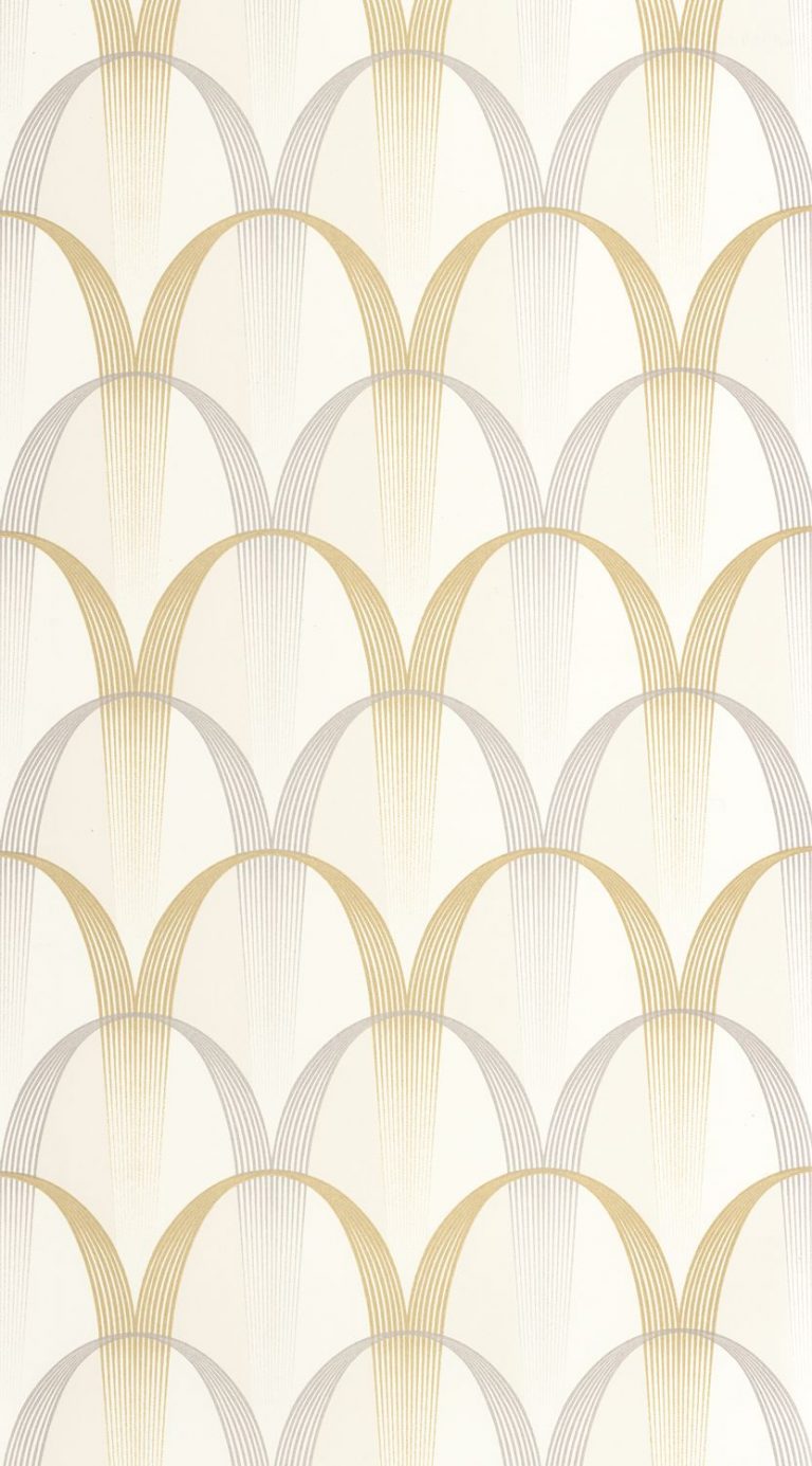 Обои — Casadeco — ANNEES FOLLES — Entree des artistes — Blanc calcaire / gris (арт. 201041921)