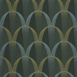 Обои — Casadeco — ANNEES FOLLES — Entree des artistes — Vert taiga (арт. 201047728)