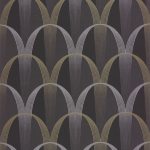 Обои — Casadeco — ANNEES FOLLES — Entree des artistes — Noir fusain / or (арт. 201049132)