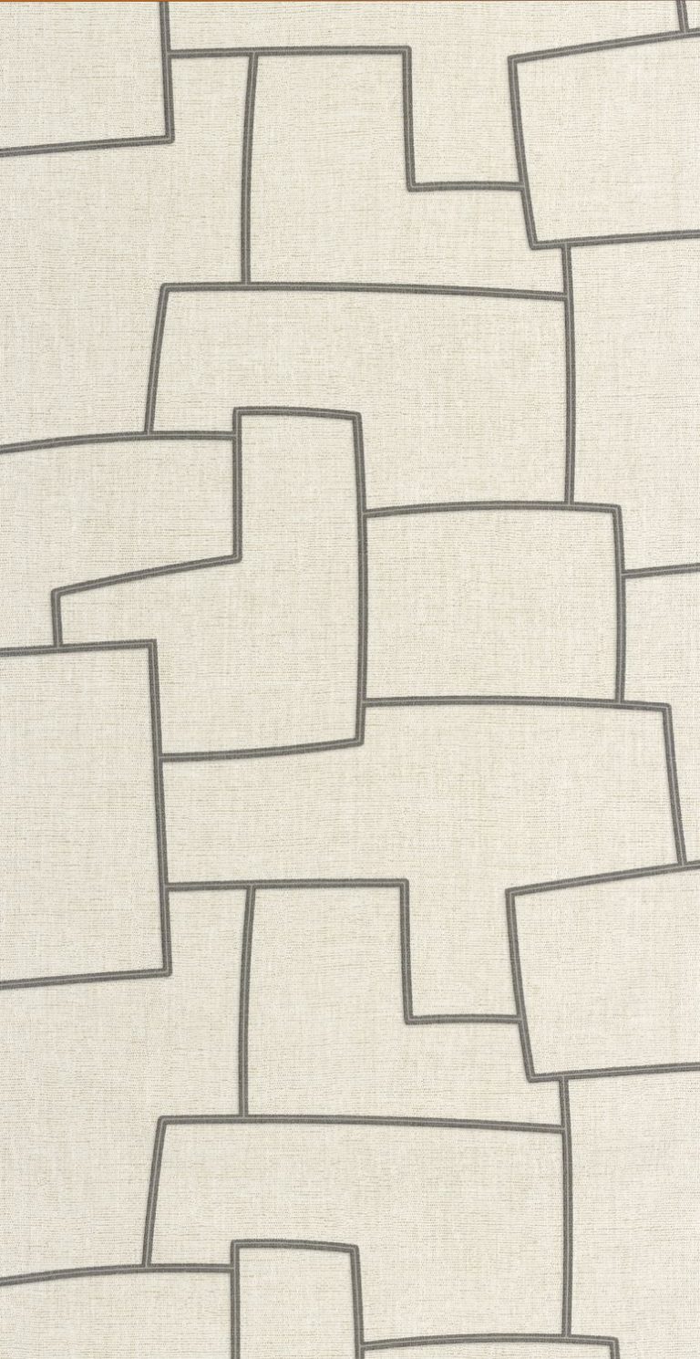 Обои — Casadeco — MATERA — Inca — Grege / noir (арт. 201121221)