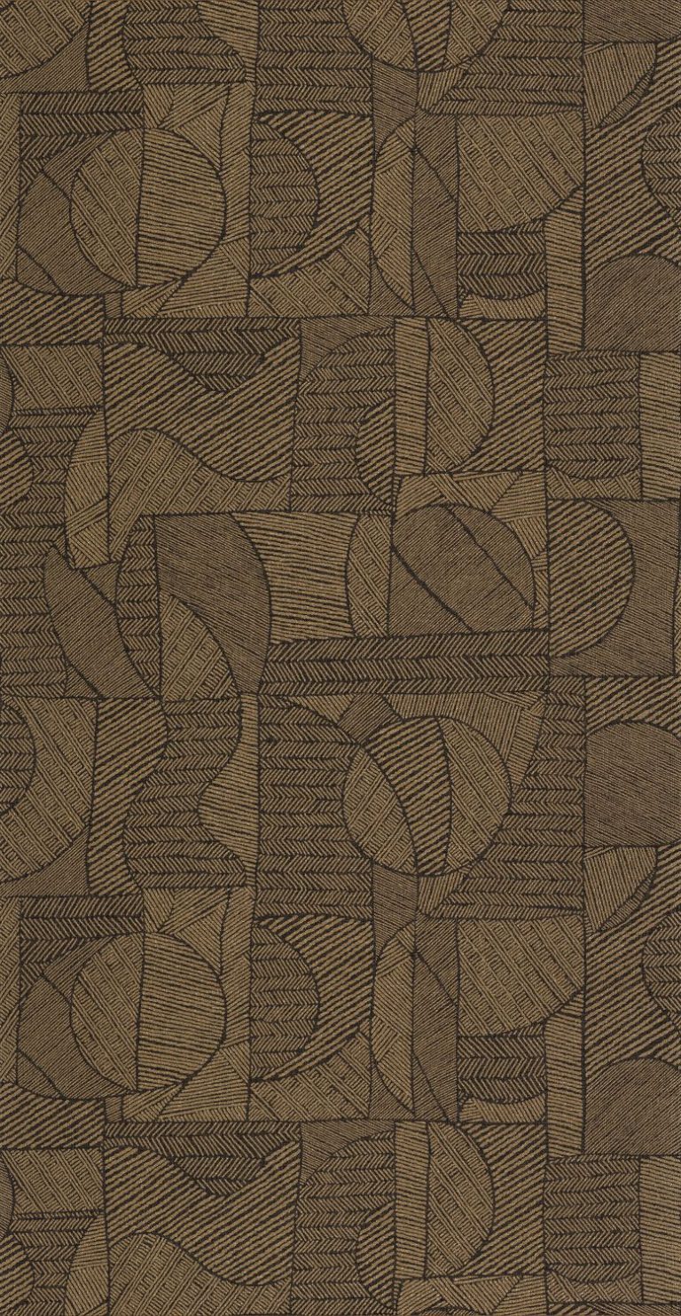 Обои — Casadeco — MATERA — Baman — Or / noir (арт. 201162707)