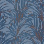 Обои — Casadeco — 1930 — Louise fougeres — Bleu cuivre (арт. 28926404)