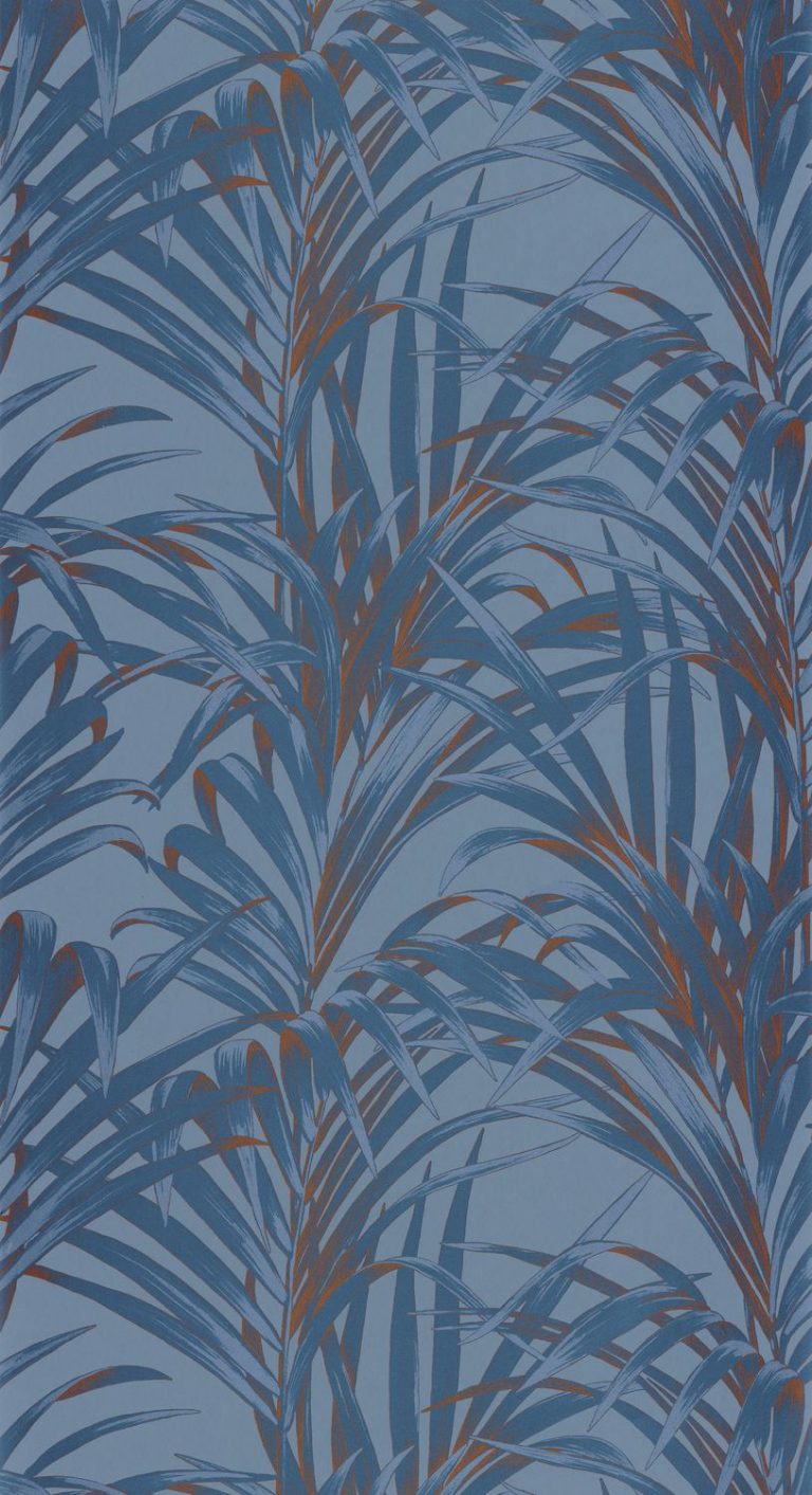 Обои — Casadeco — 1930 — Louise fougeres — Bleu cuivre (арт. 28926404)