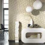 Обои - Casadeco - SO COLOR 4 - Oxyde circles - Beige irise (арт. 29141138)