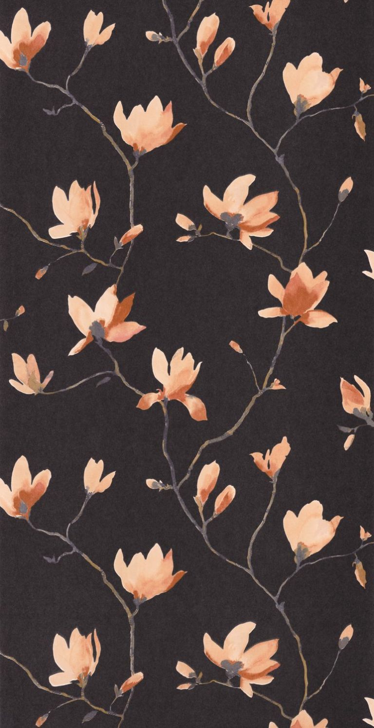 Обои — Casadeco — GARDENS — Florescence suzhou — Orange crepuscule (арт. 82363680)