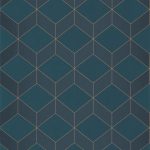 Обои — Casadeco — 1930 — 1930 metro — Bleu (арт. 85686337)