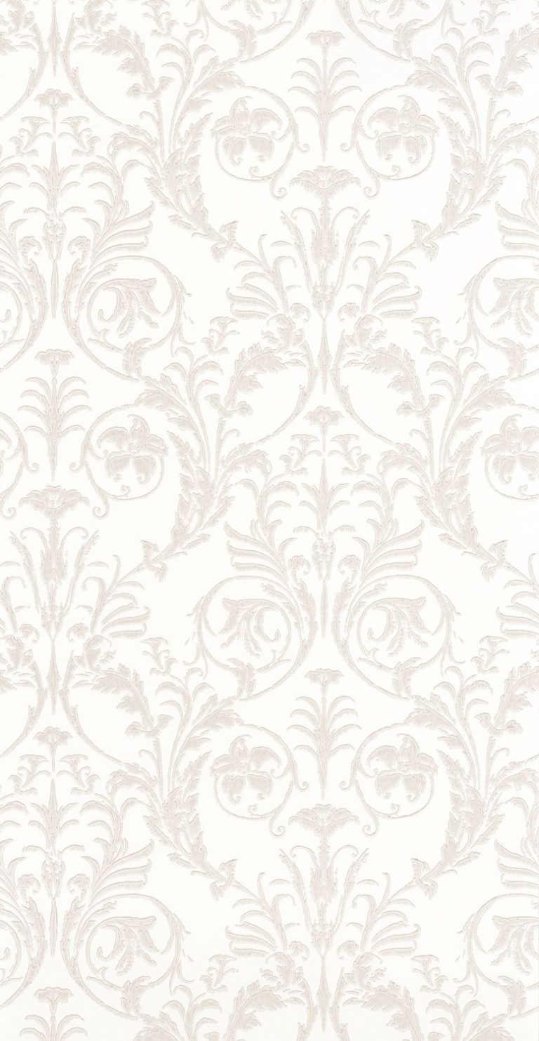 Обои — Casadeco — SO WHITE 4 — Montsegur trianon — Beige/blanc (арт. 86020126)