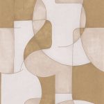 Обои — Casadeco — GALLERY — Op’art — Beige / or (арт. 86091302)