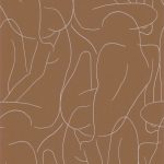 Обои — Casadeco — GALLERY — Academie — Terracotta (арт. 86108307)