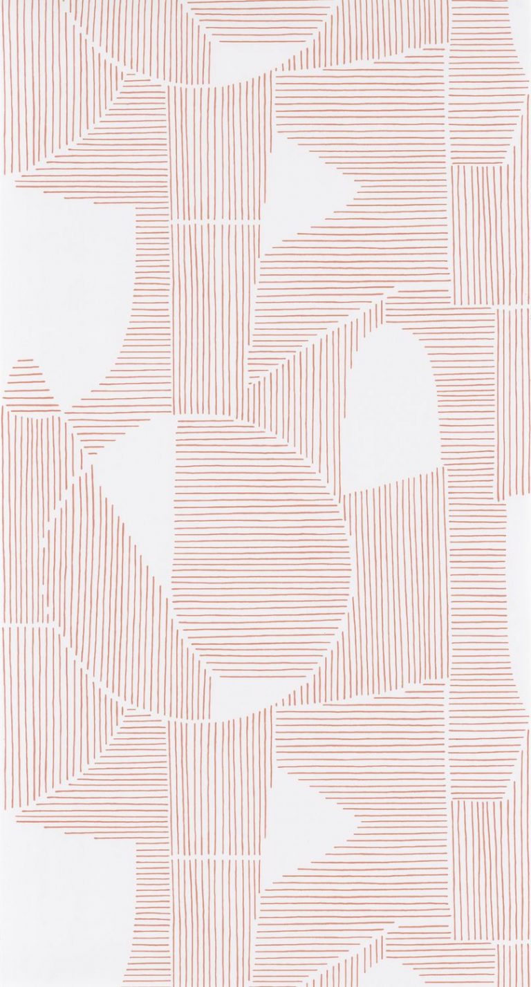 Обои — Casadeco — GALLERY — Graphique — Corail (арт. 86124114)
