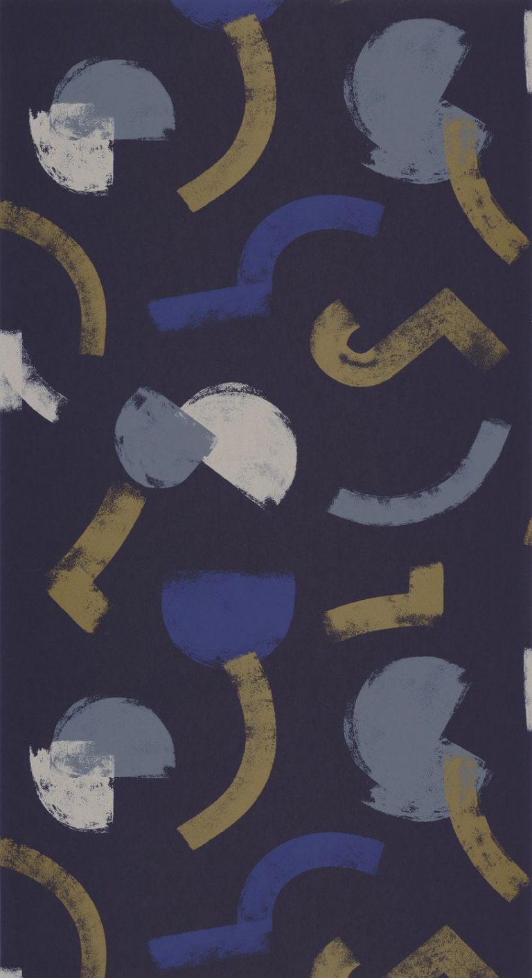 Обои — Casadeco — GALLERY — Mouvement — Bleu (арт. 86136617)