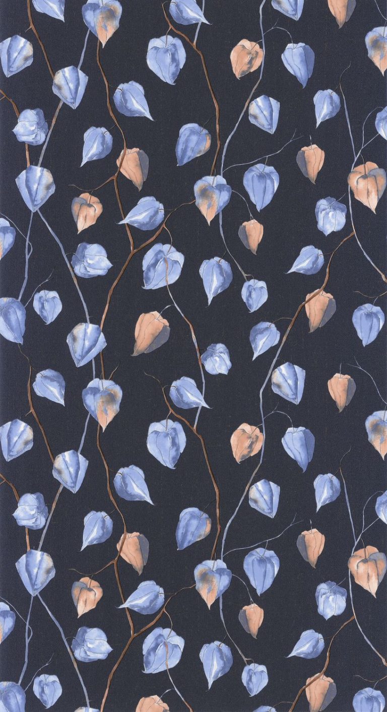 Обои — Casadeco — GINKGO — Lanternes — Bleu indigo (арт. 86216532)