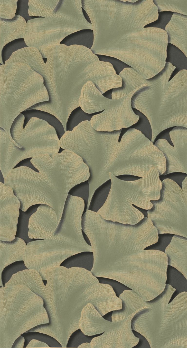 Обои — Casadeco — GINKGO — Biloba — Vert kaki (арт. 86247318)