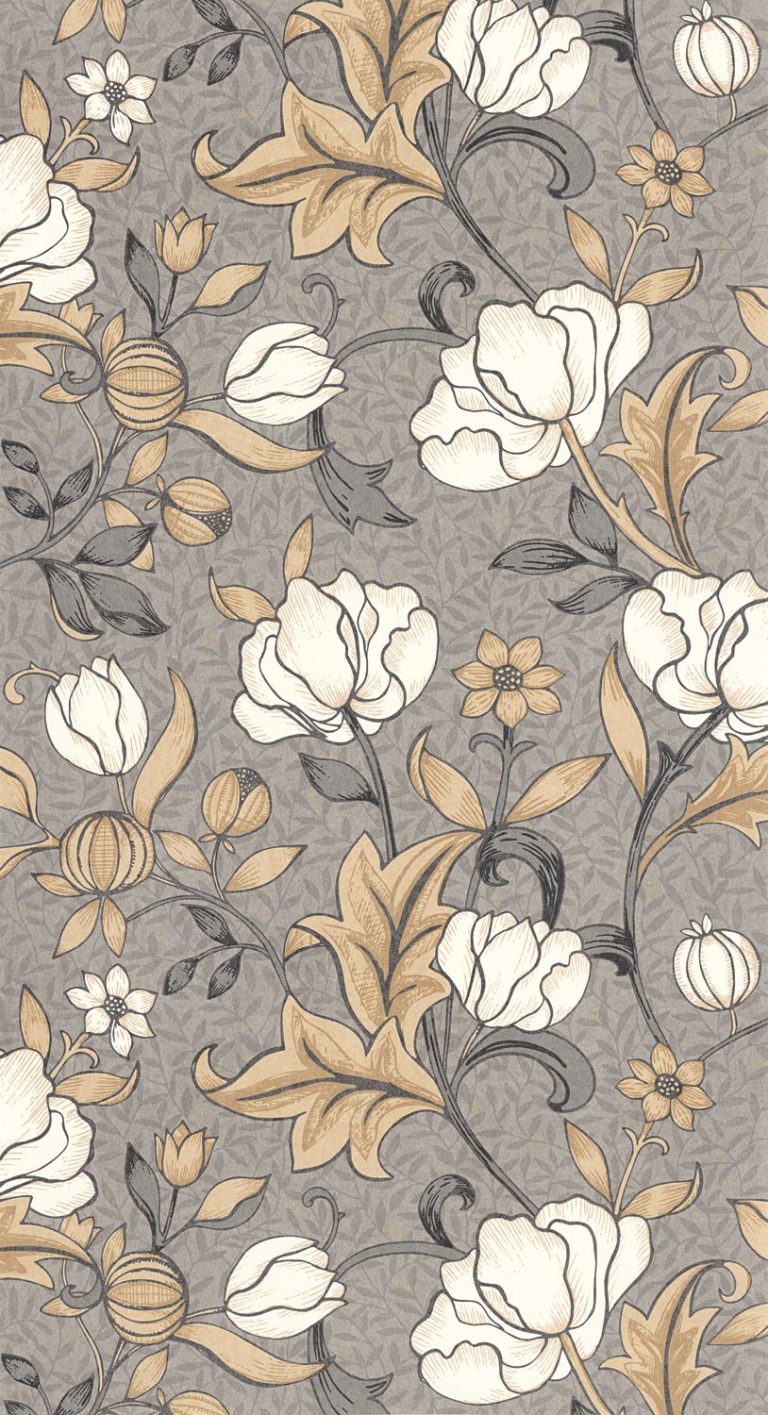 Обои — Casadeco — ARTS & CRAFTS — Isabella — Taupe fonce (арт. 86341424)