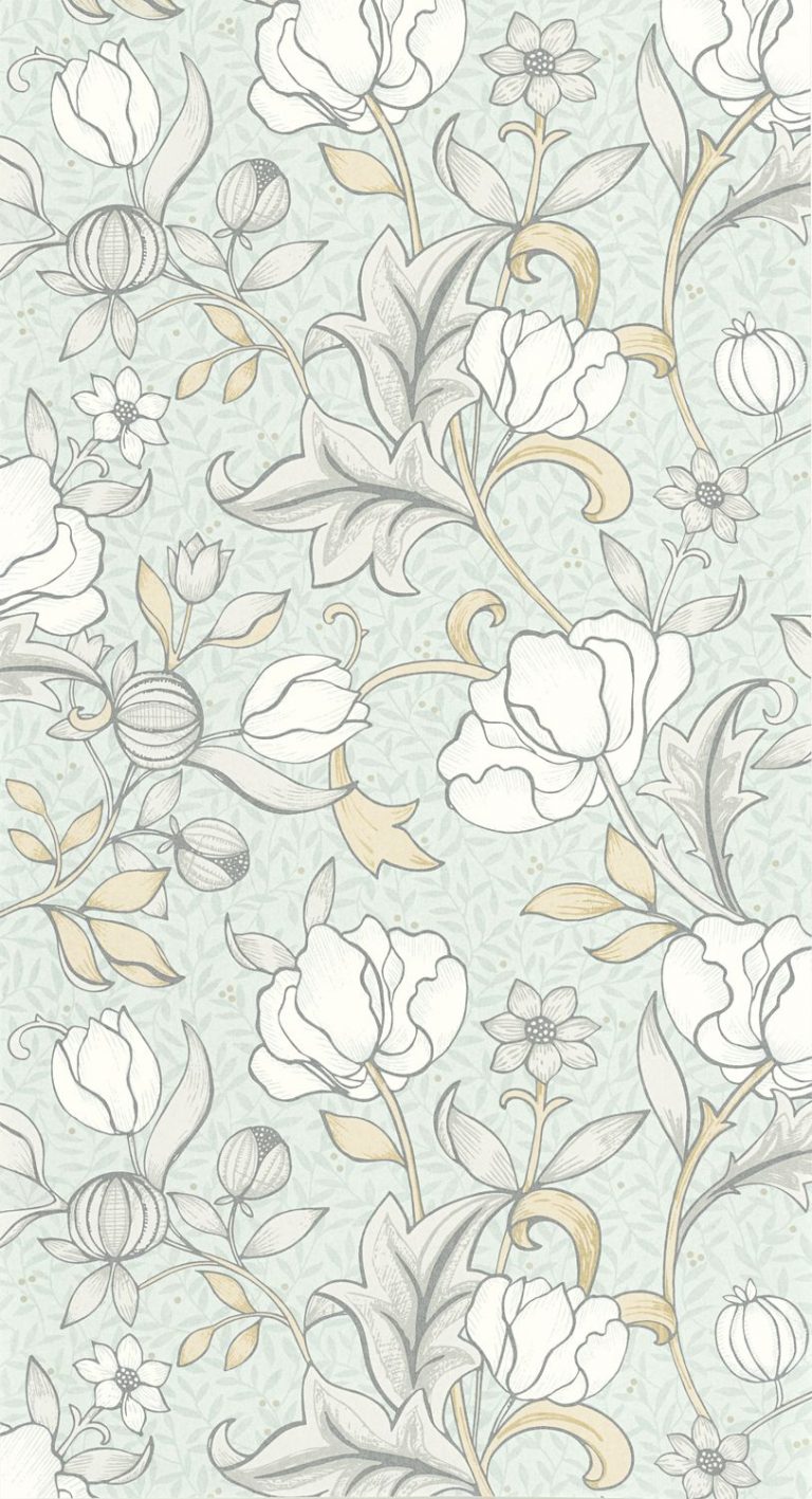 Обои — Casadeco — ARTS & CRAFTS — Isabella — Bleu nuage (арт. 86346122)