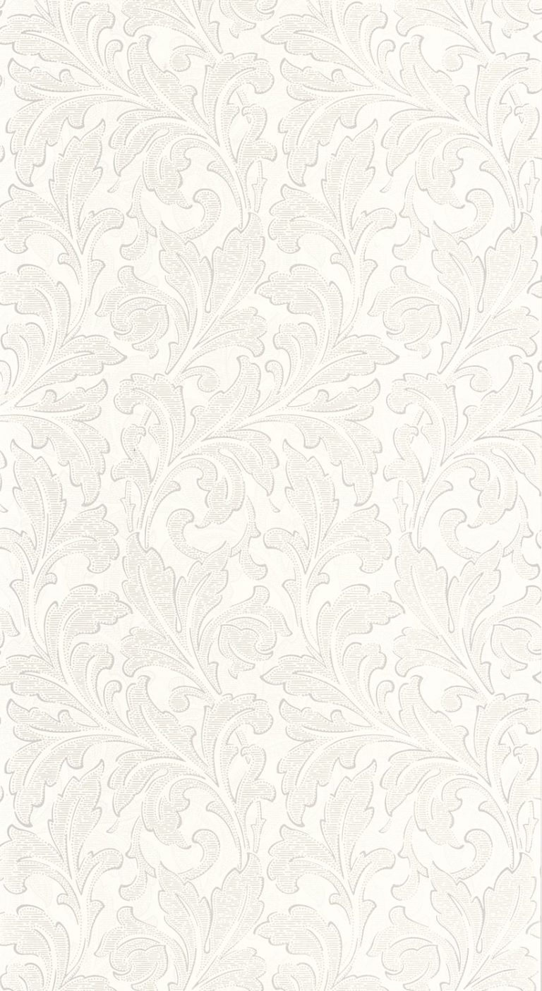 Обои — Casadeco — ARTS & CRAFTS — Acanthe — Blanc ceruse (арт. 86360105)
