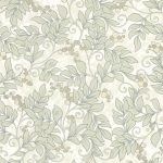 Обои — Casadeco — ARTS & CRAFTS — Symphorine — Vert amande (арт. 86377116)