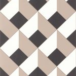 Обои — Casadeco — PERCEPTION — Losange — Beige/noir (арт. 86511510)