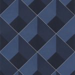 Обои — Casadeco — PERCEPTION — Losange — Bleu encre (арт. 86516529)