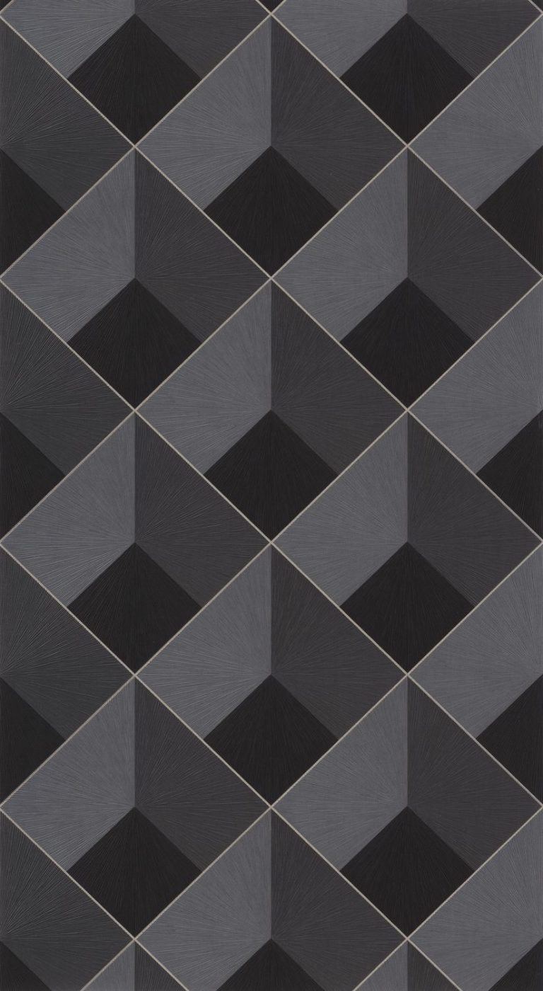 Обои — Casadeco — PERCEPTION — Losange — Noir graphite (арт. 86519530)