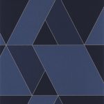 Обои — Casadeco — PERCEPTION — Tangram — Bleu encre (арт. 86526532)
