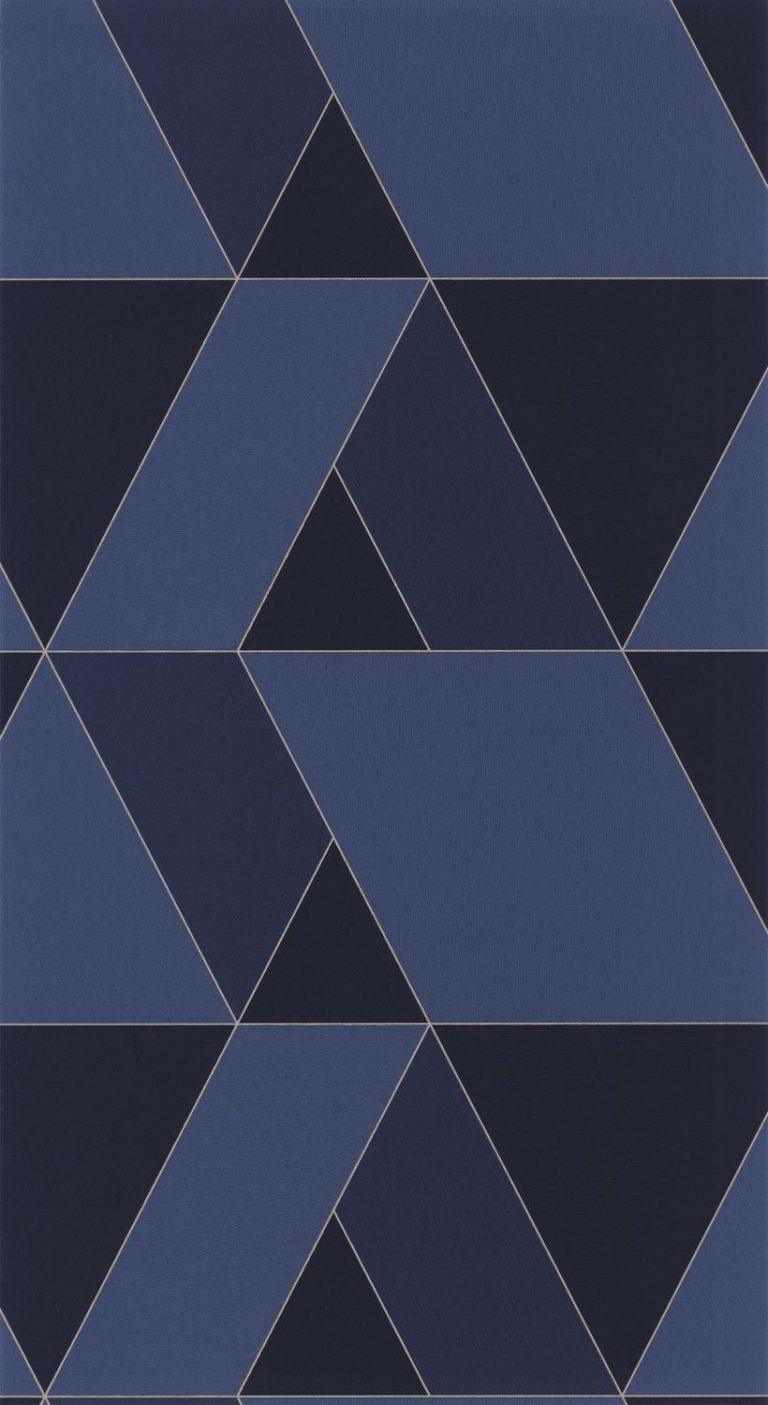 Обои — Casadeco — PERCEPTION — Tangram — Bleu encre (арт. 86526532)