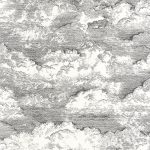 Обои — Casadeco — VOYAGE ONIRIQUE — Songe — Noir gravure (арт. 87279907)