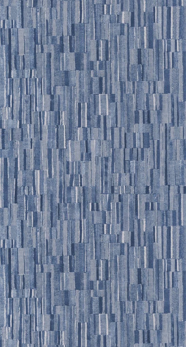 Обои — Casadeco — TEXTILES — Patch denim — Bleu denim (арт. 87526618)