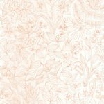 Обои — Casadeco — GARDENS — Esquisse — Corail (арт. 87593478)