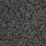 Обои — Casadeco — GARDENS — Esquisse — Noir fusain (арт. 87599910)