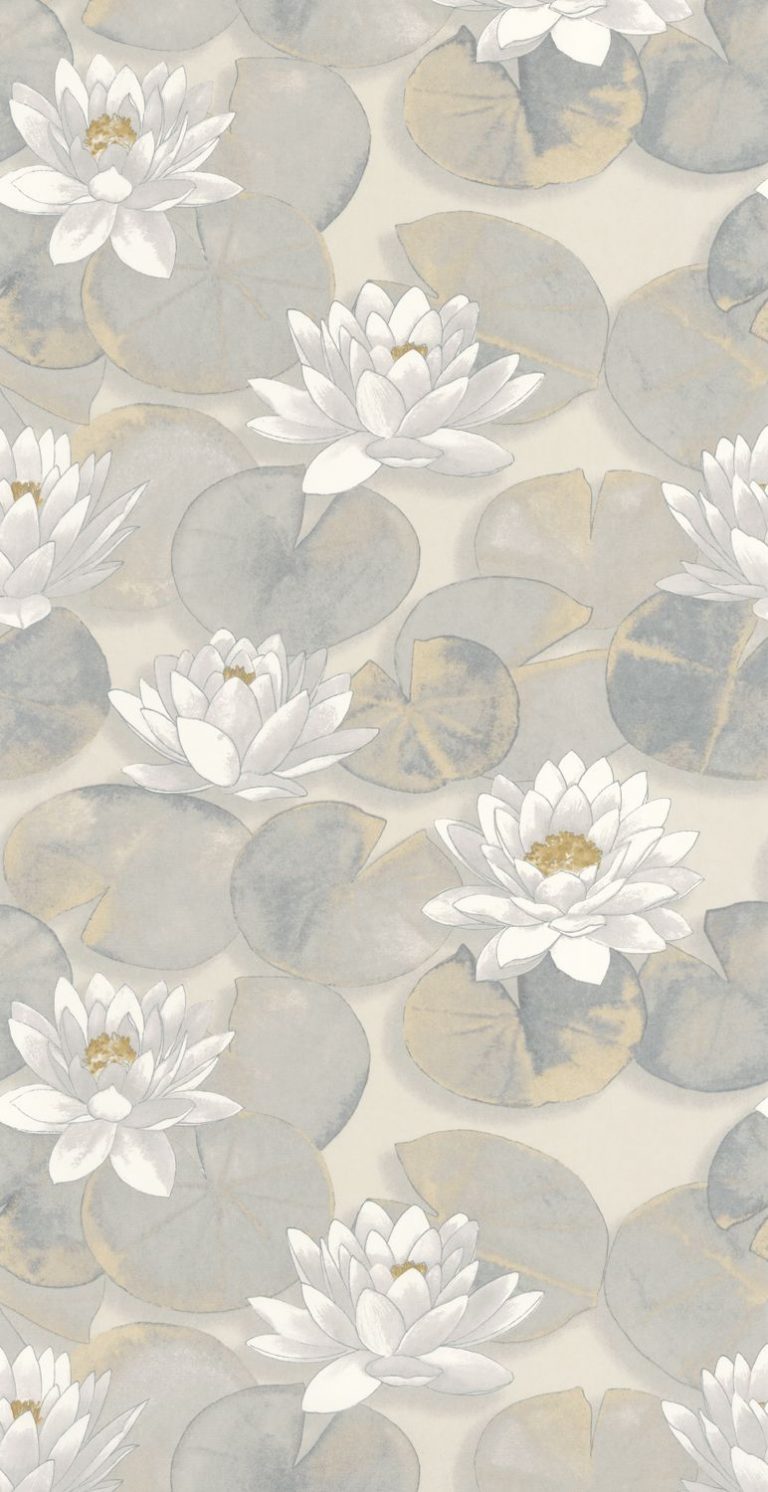 Обои — Casadeco — GARDENS — Nymphea — Beige lin (арт. 87631068)
