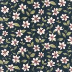 Обои — Casadeco — GARDENS — Clematites — Bleu encre (арт. 87646748)