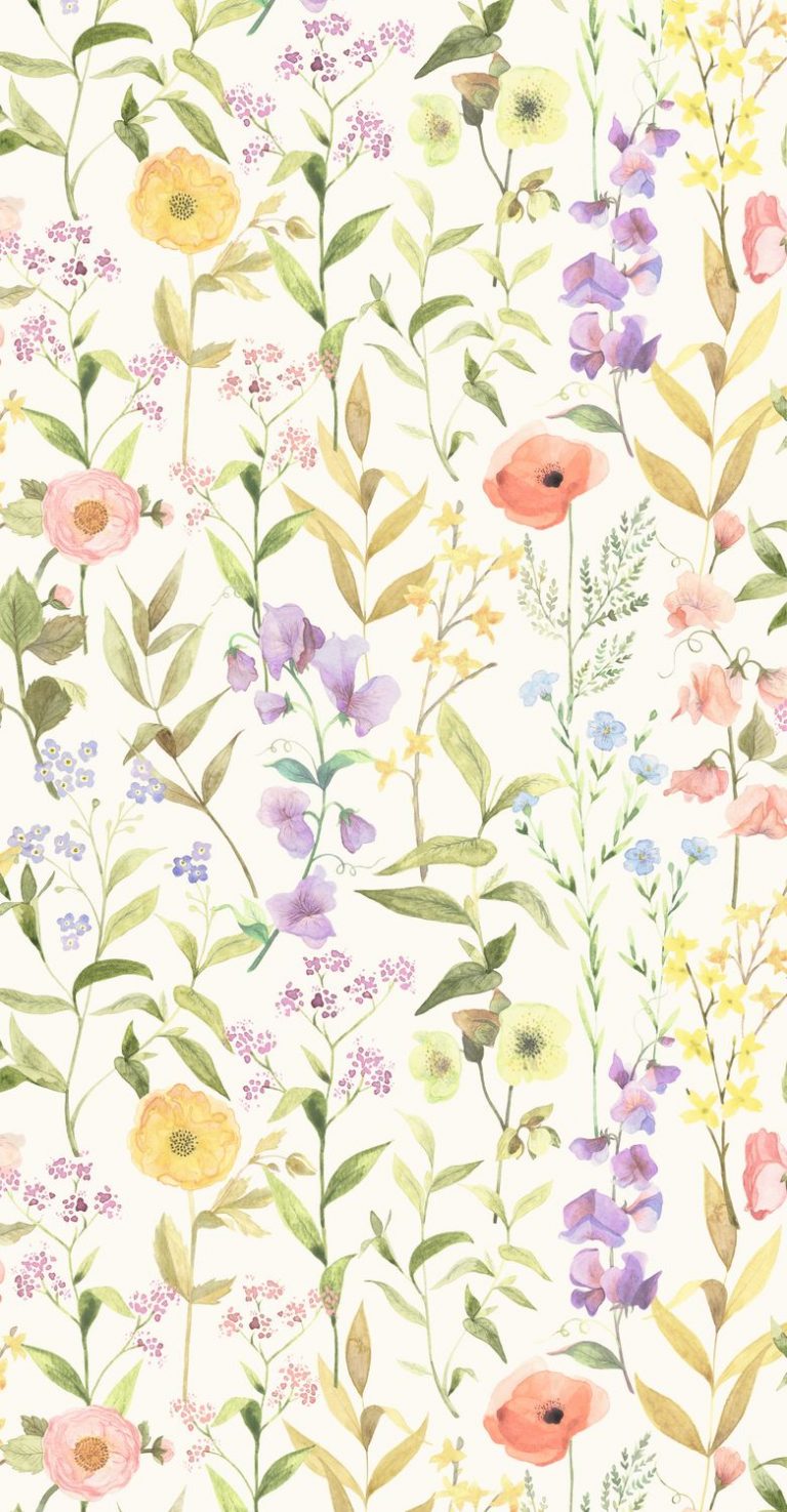 Обои — Casadeco — GARDENS — Fleurs des champs — Bouquet (арт. 87650825)