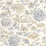 Обои — Casadeco — GARDENS — Dahlia — Beige lin (арт. 87661834)