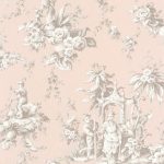 Обои — Casadeco — LES BELLES TOILES DE JOUY — Palais de chine — Rose poudre (арт. 87934305)