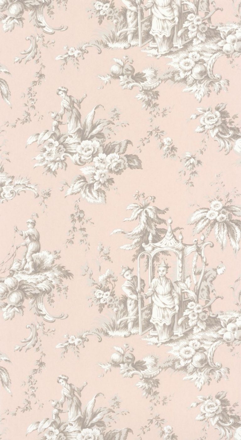 Обои — Casadeco — LES BELLES TOILES DE JOUY — Palais de chine — Rose poudre (арт. 87934305)