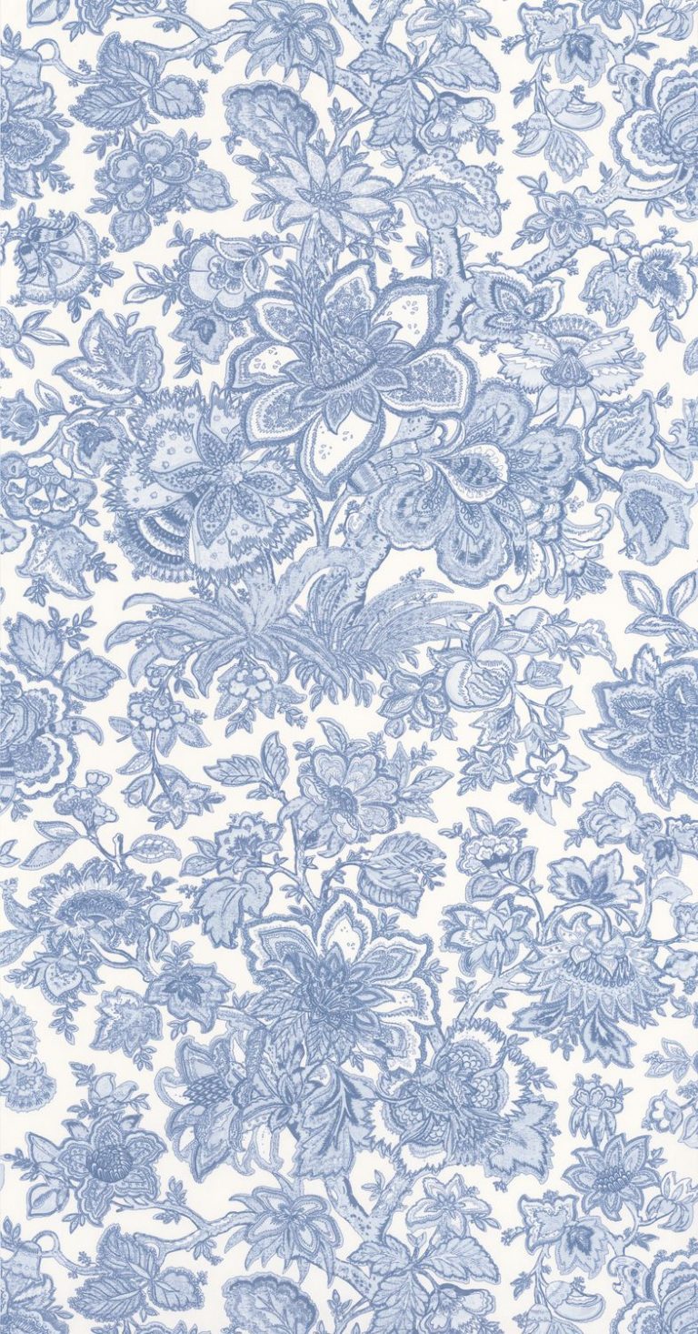 Обои — Casadeco — LES BELLES TOILES DE JOUY — Provence — Bleu porcelaine (арт. 87946252)