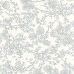 Обои — Casadeco — LES BELLES TOILES DE JOUY — Jardin des plantes — Gris perle (арт. 87959107)