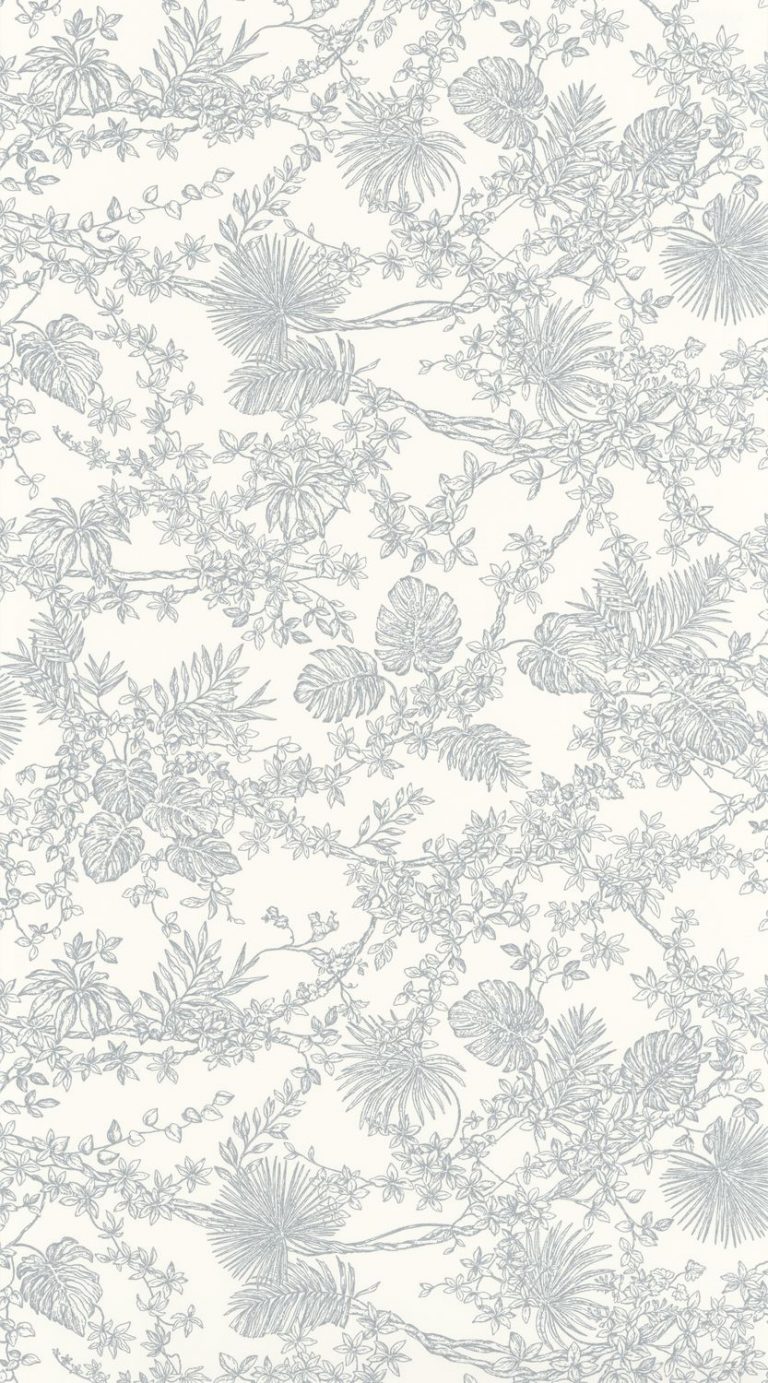 Обои — Casadeco — LES BELLES TOILES DE JOUY — Jardin des plantes — Gris perle (арт. 87959107)